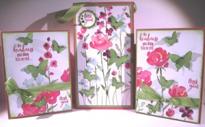 Painted Blooms with Lotus Blossom