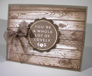 A Whole Lot of Lovely