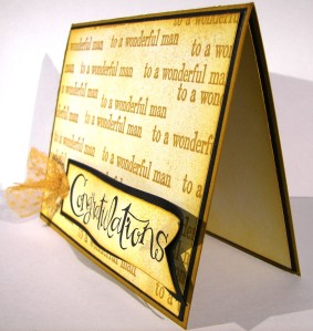 Congratulations to a Wonderful Man