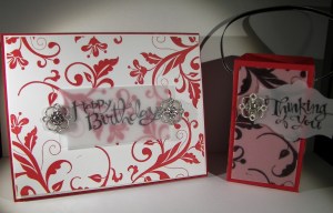 Sassy Salutations meets Flowering Flourishes