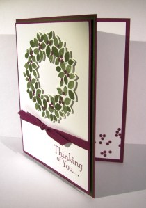 Wondrous Wreath and My Plum Trees...