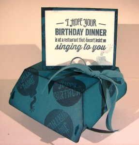 Birthday Hamburger Box