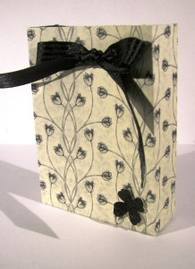 Timeless Elegance with Black Glimmer Paper