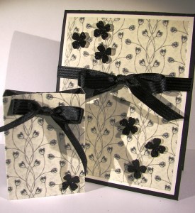 Timeless Elegance with Black Glimmer Paper