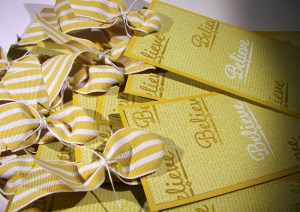 Believe Bookmark with Lighthearted Leaves